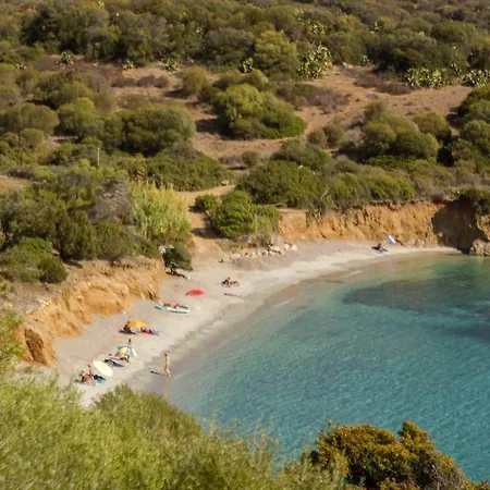 Σπίτι διακοπών Luna Bay Retreat Con Vista Sulla Baia Di Porto Luna A 2 Km Da Villasimius